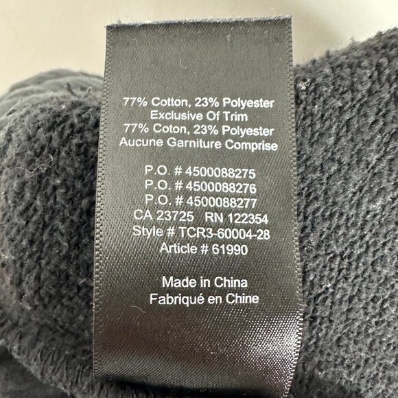 Aritzia TNA Iconic Fleece Sweatpants Side Stripe Size Small Retro Joggers Black - Picture 11 of 14